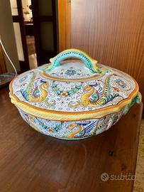 grande e bella zuppiera Deruta antica