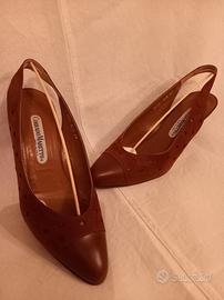 Sandalo elegante marrone n.40.