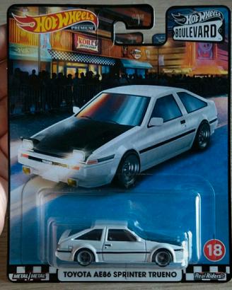 Hot Wheels Toyota AE86 Sprinter Trueno - Boulevard