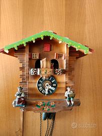 Orologio a cucù vintage in legno – tedesco 