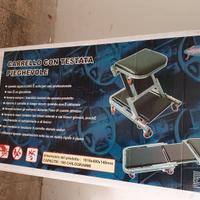 carrello con testata pieghevole