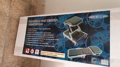 carrello con testata pieghevole