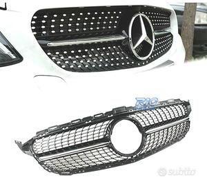 GRIGLIA MERCEDES W205 C205 AMG 19- LOOK DIAMOND NE