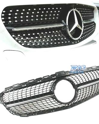 GRIGLIA MERCEDES W205 C205 AMG 19- LOOK DIAMOND NE
