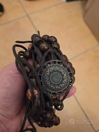 Cintura etnica in legno – stile boho