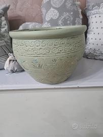 Vaso shabby tondo