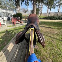 Sella equitazione monoquartiere in carbonio equipe