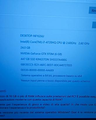 PORTATILE MSI GT 72 2QD DOMINATOR