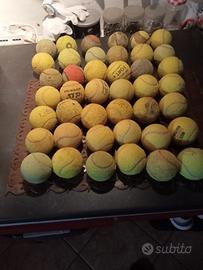 48 palline da tennis usate 