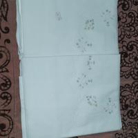 lenzuolo matrimoniale ricamato 