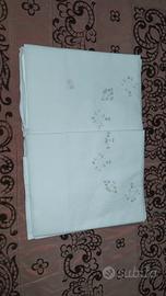 lenzuolo matrimoniale ricamato 