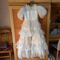 vestito da comunione bianco champagne