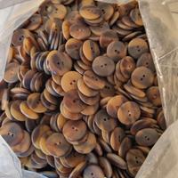 Stock 1200 bottoni vintage effetto tartaruga 2 cm