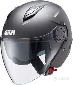 GIVI CASCO JET 12.3 STRATOS TITANIO OPACO TG. M