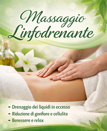 Massaggio linfodrenante e antistress a domicilio