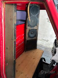 Impianto audio per ape 50