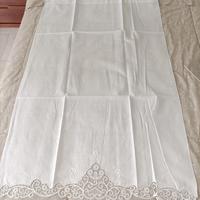 Coppia Asciugamano + Ospite in Puro Lino - Ricamo 