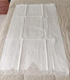 Coppia Asciugamano + Ospite in Puro Lino - Ricamo 