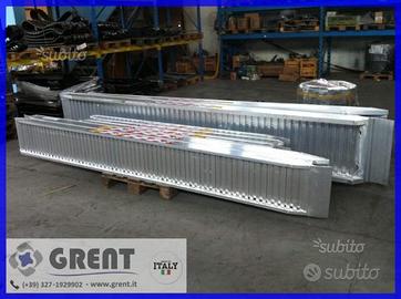 Pedane in alluminio 2,5 mt. 2.600 kg