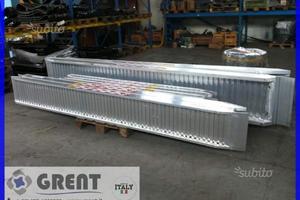 Pedane in alluminio 2,5 mt. 2.600 kg