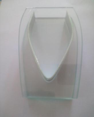 Vaso in vetro trasparente