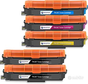 5 Toner TN247 TN243 per Brother DCP-L3550CDW L3510