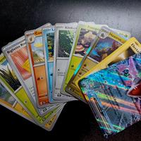 Lotto Carte Pokémon Originali -10 carte Rara e non