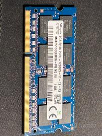 Memoria RAM SIMM  4GB PC3L-12800S