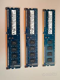 RAM hynix 12GB (3X4GB) DDR3 1600MHz per PC desktop