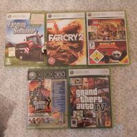 Lotto 5 giochi Xbox 360