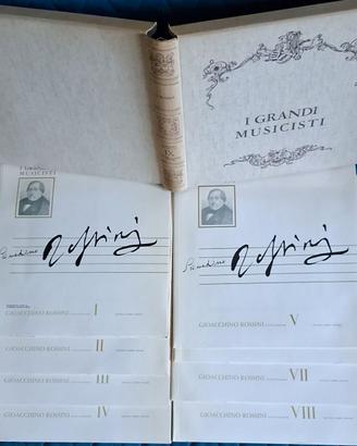 Vinili LP G. Rossini “I Grandi Musicisti” -8 disch