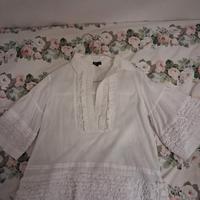 camicia con rouge e pizzi Rada'