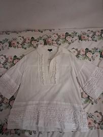 camicia con rouge e pizzi Rada'