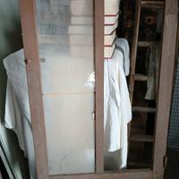 Grande finestra infisso antico in legno