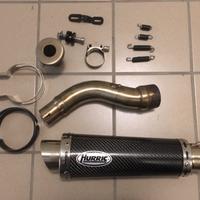 Terminale Scarico marmitta HURRIC fibra Carbonio