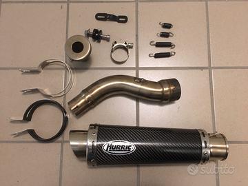 Terminale Scarico marmitta HURRIC fibra Carbonio