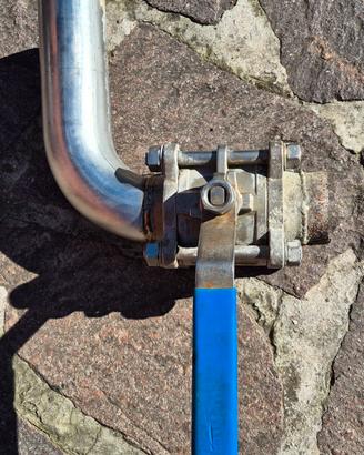 valvola a sfera in acciaio inox 