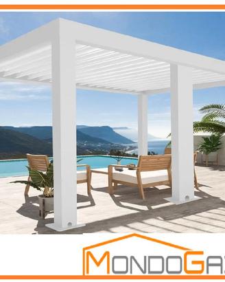 Pergola bioclimatica 3x5 pompeiana gazebo