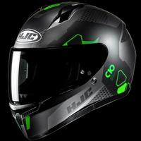 Casco INTEGRALE C10 Bianco nero verde HJC