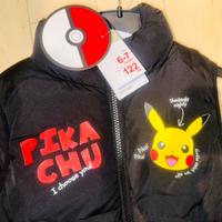 Gilet Pikachu Pokemon 6-7 anni 122 cm