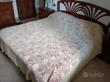 Copri letto matrimoniale,completo letto misto lino