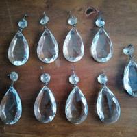 Gocce vetro ricambio lampadari vintage