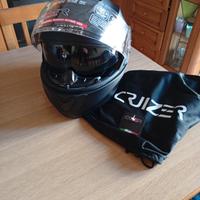 casco modulare nero taglia s