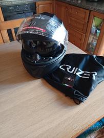 casco modulare nero taglia s