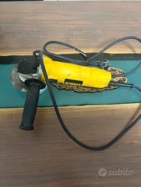 Dewalt smerigliatrice +disco legno e disco metallo