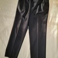 Pantalone 100% lana, sartoriale, blu.