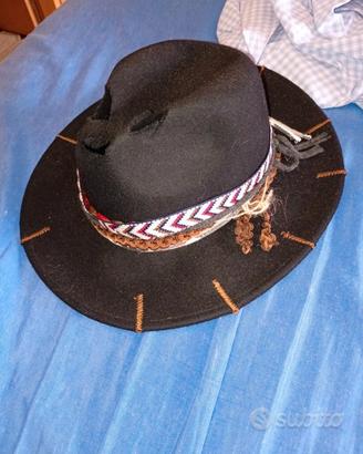 cappello stile Johnny Depp ,feltro pregiato 