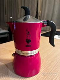 Moka Bialetti Fiammmetta fucsia/rosso nuova