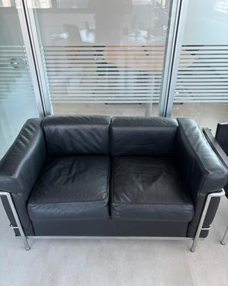 Cassina LC2 - divano le corbusier due posti