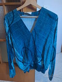 Maglietta blu Camomilla 